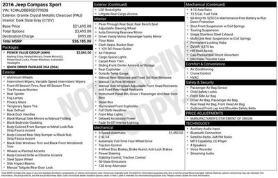 2016 Jeep Compass Sport