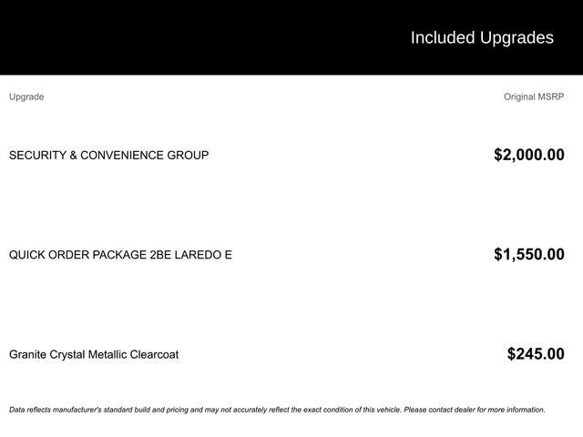 2020 Jeep Grand Cherokee Laredo E 4x4