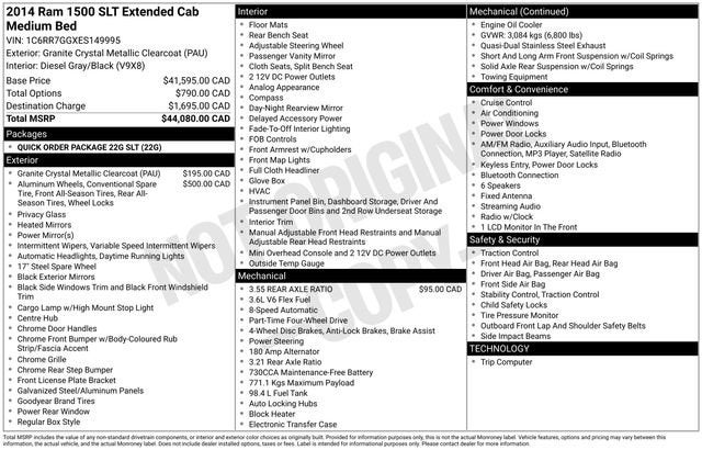2014 RAM 1500 Outdoorsman