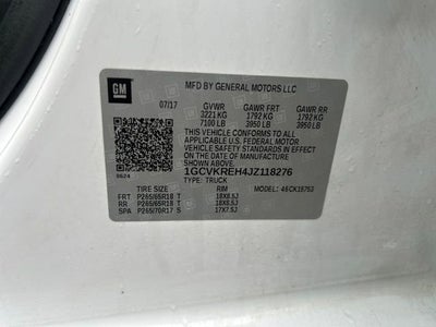 2018 Chevrolet Silverado 1500 LT