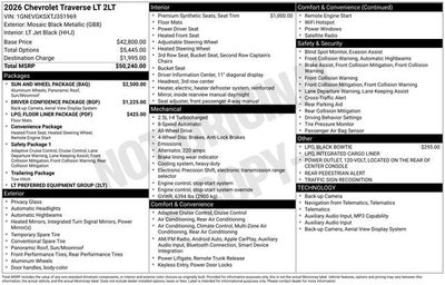 2026 Chevrolet Traverse LT