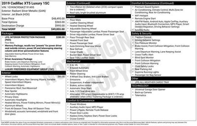 2019 Cadillac XT5 Luxury FWD