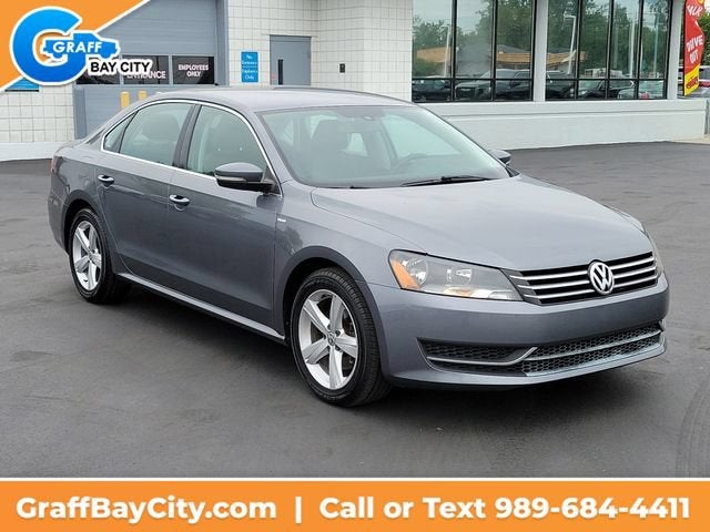 Used 2014 Volkswagen Passat Wolfsbug Edition with VIN 1VWAT7A32EC038877 for sale in Bay City, MI