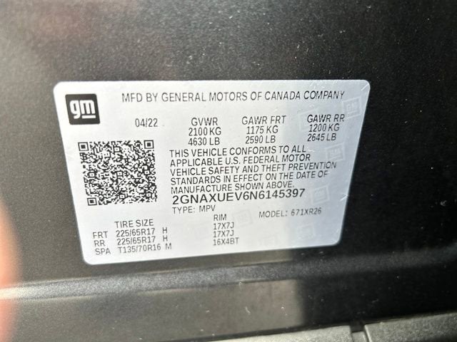 2022 Chevrolet Equinox LT