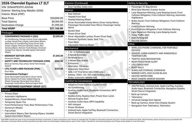 2026 Chevrolet Equinox LT