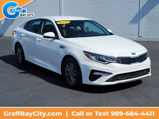 Used 2019 Kia Optima LX with VIN 5XXGT4L33KG348217 for sale in Bay City, MI