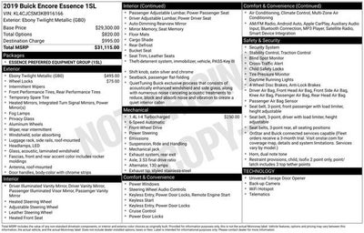 2019 Buick Encore Essence