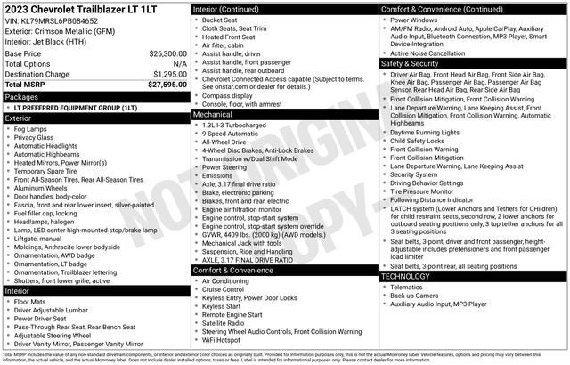 2023 Chevrolet Trailblazer LT